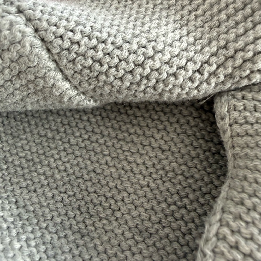 Baby Gap Soft Gray Knit Baby Sweater - Picture 3 of 5